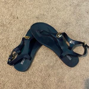 Navy Michael Kors sandals new without tags size 9